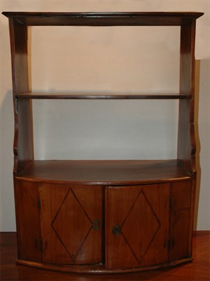Lot 216 - Provincial Fruitwood Hanging Cabinet Height 30...