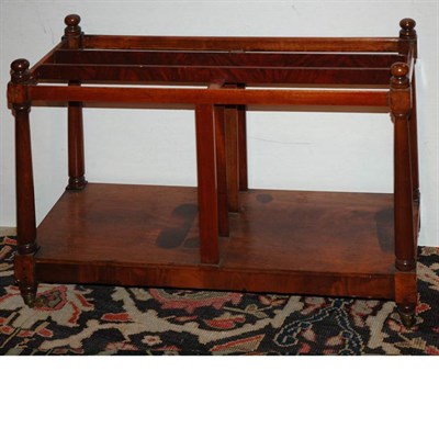 Lot 317 - Regency Style Mahogany Canterbury Height 21...