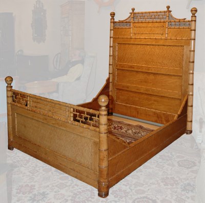 Lot 234 - Victorian Style Faux Bamboo and Bird's-Eye...