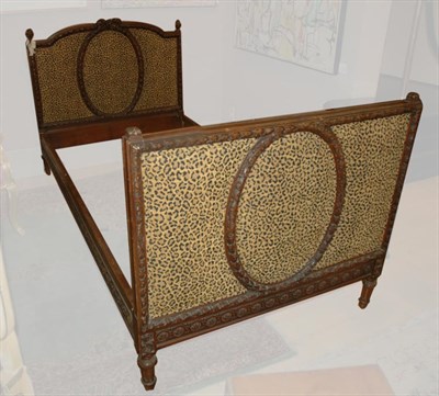 Lot 160 - Louis XVI Style Fruitwood Daybed Height 40 1/2...