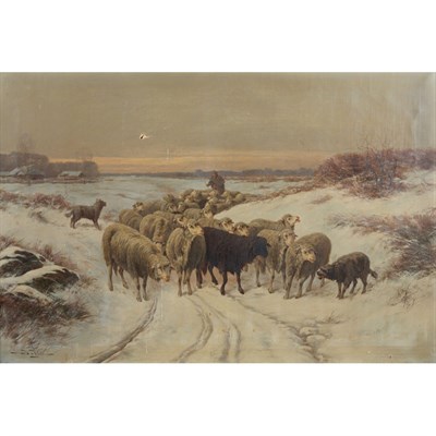 Lot 11 - Jules G. Bathieu Belgian, 19th/20th Century...