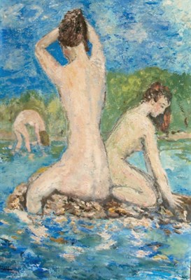 Lot 67 - 20th Century School (i) Female Nudes Bathing...