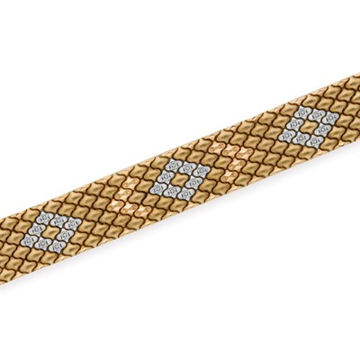 Lot 365 - Tricolor Gold Bracelet