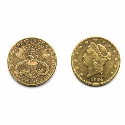 Lot 518 - 1904 S $20 Liberty Head