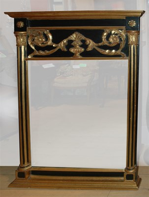 Lot 249 - Neoclassical Style Parcel Gilt and Black...