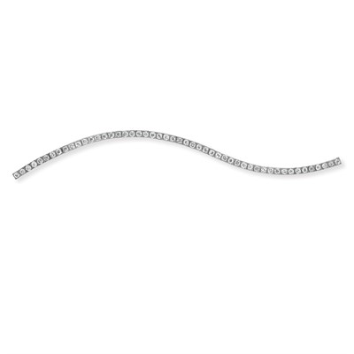 Lot 563 - Diamond Straightline Bracelet, Tiffany & Co.