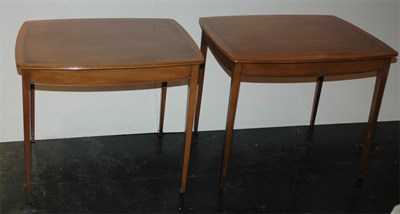 Lot 126 - Pair of George III Style Fruitwood Side Tables...