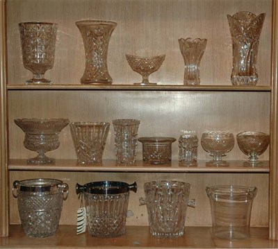 Lot 142 - Group of Cut Glass Table Articles Including...
