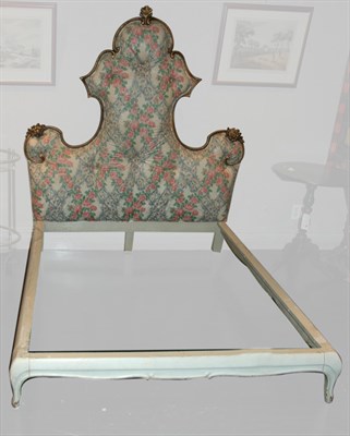 Lot 114 - Venetian Style Parcel Gilt and Painted Bed...