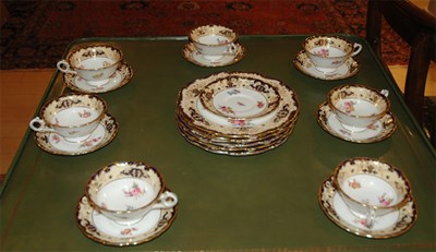 Lot 212 - Coalport Porcelain Dessert Service...