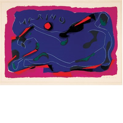 Lot 108 - Marino Marini CAVALLO (GUASTALLA L.V) Color...