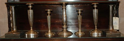Lot 269 - Three Pairs of American and Continental Silver...