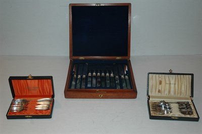 Lot 287 - Group of Seven Boxed Silver and Silver Plated...