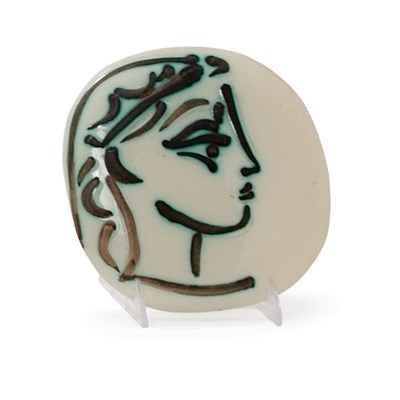 Lot 349 - Pablo Picasso JACQUELINE'S PROFILE (A. R. 383)...