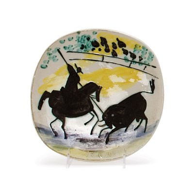 Lot 342 - Pablo Picasso PICADOR AND BULL (A. R. 197)...