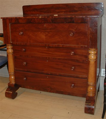 Lot 446 - American Classical Style Mahogany Chest Height...