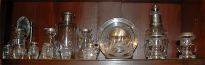 Lot 308 - Miscellaneous Group of Sterling Silver Mounted...