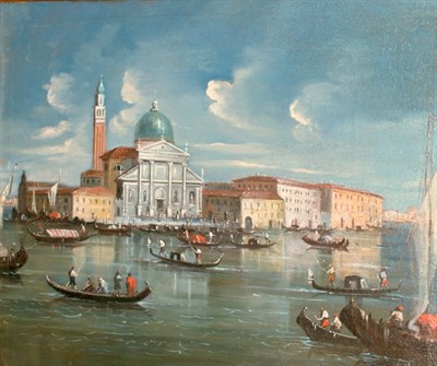Lot 24 - Manner of Francesco Guardi Venetian Views: Two...