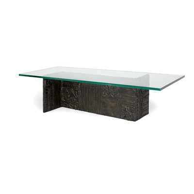 Lot 114 - Paul Evans American, 1931-1987 Low Table, 1970...