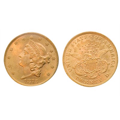 Lot 494 - 1873 $20 Liberty Head, Open 3