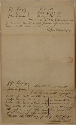 Lot 19 - LINCOLN, ABRAHAM Autograph legal document,...