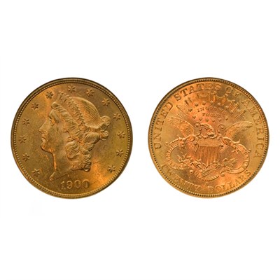 Lot 510 - 1900 S $20 Liberty Head