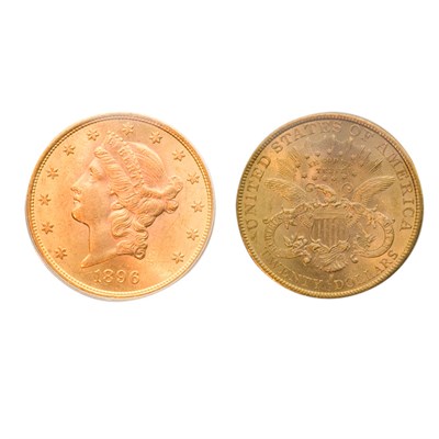 Lot 506 - 1896 S $20 Liberty Head