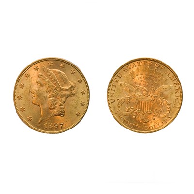 Lot 507 - 1897 S $20 Liberty Head