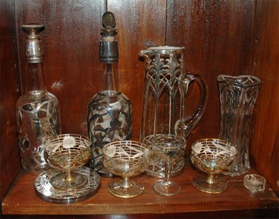 Lot 499 - Miscellaneous Group of Glass Table Articles...
