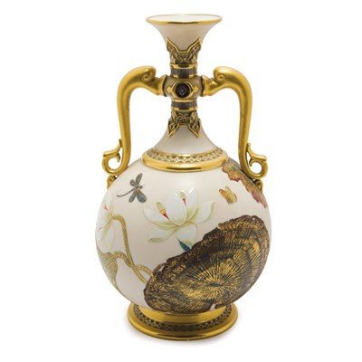 Lot 289 - Royal Worcester Painted and Enameled Porcelain...