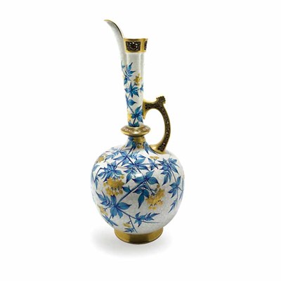 Lot 288 - Royal Worcester Enameled Porcelain Ewer...
