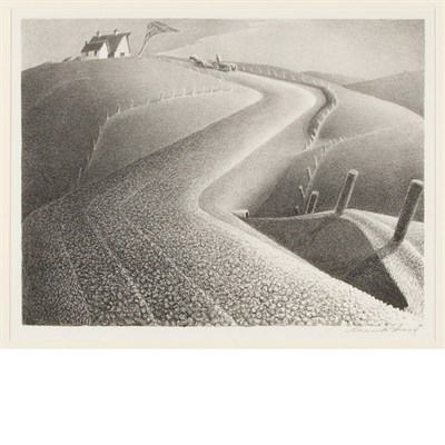 Lot 400 - Grant Wood (1891-1942) MARCH (COLE 14)...