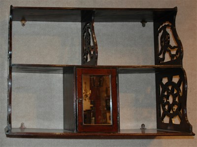 Lot 461A - George III Style Mahogany Hanging Shelf Height...