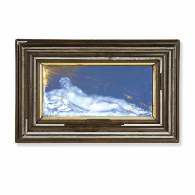 Lot 239 - Framed Continental Pate Sur Pate Porcelain...