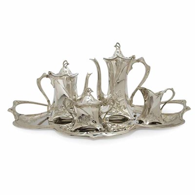 Lot 180 - WMF Silver Plated Coffee and Tea Service Circa...