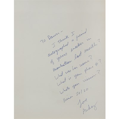 Lot 278 - [WARHOL, ANDY] FELDMAN, FRAYDA; SCHELLMANN,...