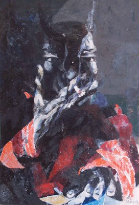 Lot 13 - Ennio Calabria Italian, b. 1937 Autoritratto,...