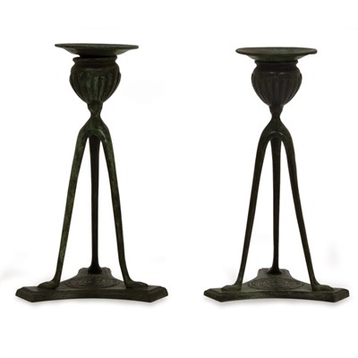Lot 429 - Assembled Pair of Tiffany Studios...