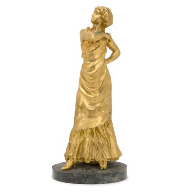 Lot 59 - Gilt-Bronze Figure of Carmen After a model by...