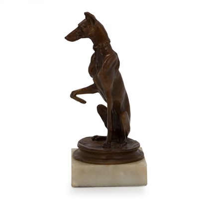 Lot 60 - Bronze Figure of a Doberman After a model by...