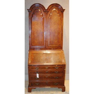 Lot 484 - George III Style Mahogany Secretary Bookcase...