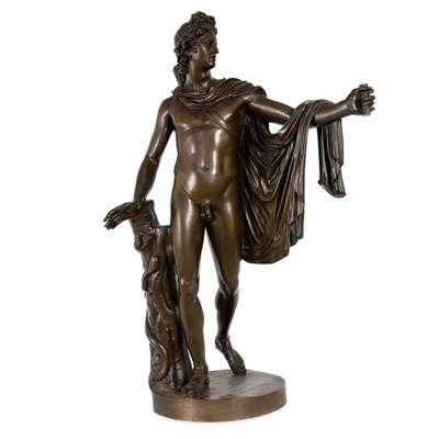 Lot 49 - Bronze Figure of Apollo Cast by F. Barbedienne,...