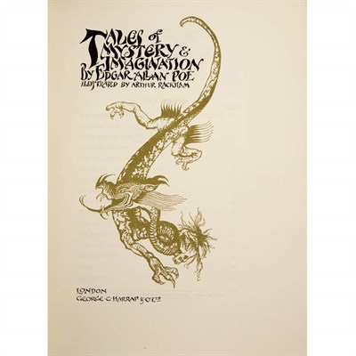 Lot 262 - [RACKHAM, ARTHUR] POE, EDGAR ALLAN. Tales of...