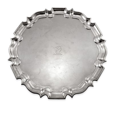 Lot 334 - Howard & Co. Sterling Silver Circular Tray...