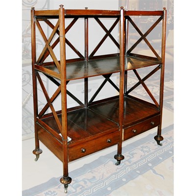 Lot 372 - Regency Rosewood Etagere Height 45 1/4 inches,...