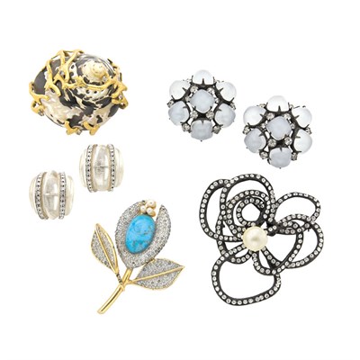 Lot 119 - Group of Kenneth Jay Lane, Nettie Rosenstein...