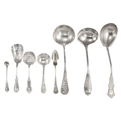 Lot 214 - Group of American Silver and Silver Plated...