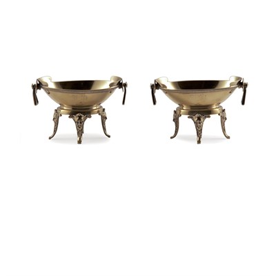 Lot 314 - Pair of Gorham Neoclassical Style Gilt-Silver...