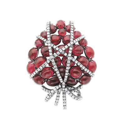 Lot 437 - Iradj Moini Verdura Style Heart Brooch...