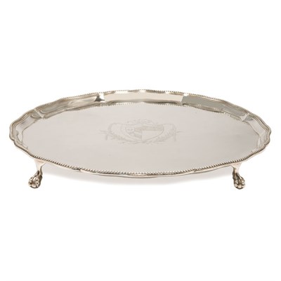 Lot 241 - George III Silver Salver James Stamp, London,...